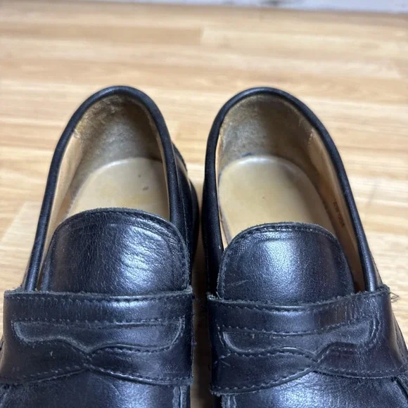 dr marten 8640 CK A 05 womens black leather chunky flats Slip On Size 4 - Picture 4 of 8